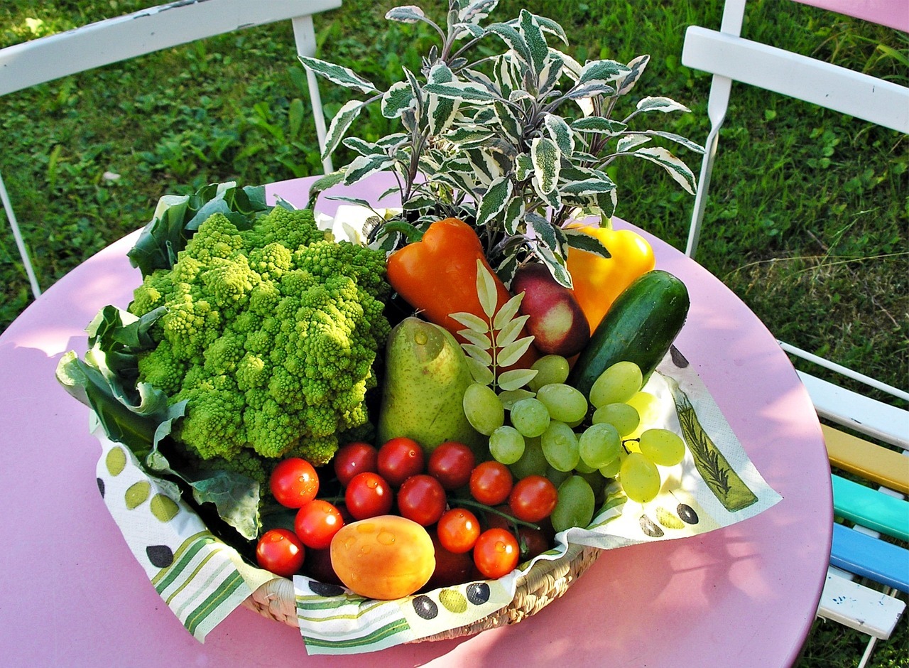 fruit and vegetable basket
