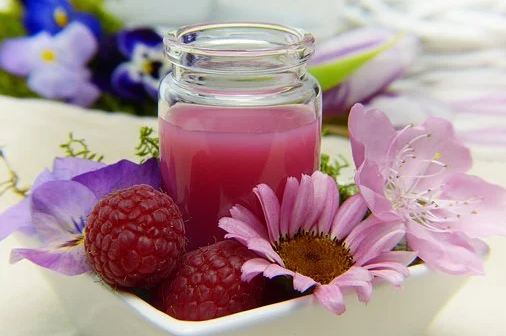 red berry juice